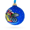 thumbnail image 2 of Motorcycle Glass Ball Christmas Ornament 3.25 Inches, 2 of 5