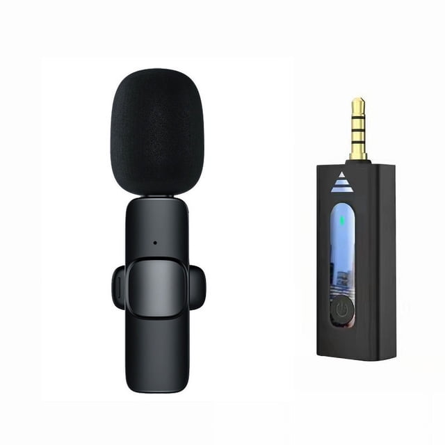 Micrófono inalámbrico con clip para collar K3/K8/K9/K35 para exteriores, transmisión en vivo, grabación de teléfonos móviles, micrófono con reducción de ruido