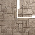 thumbnail image 5 of Ekena Millwork 49"W x 24 1/2"H x 1 1/4"D Castle Rock Stacked Stone, EverStone Faux Stone Siding Panel, Soft Ash, 5 of 9