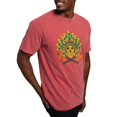 thumbnail image 4 of CafePress - Native Skull Headdress T Shirt - Mens Comfort Colors Shirt, 4 of 5