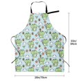 thumbnail image 5 of Picia Cute Floral Frog Waterproof Apron for Unisex Adult - Adjustable Bib Apron with Pockets, Ideal for Cooking, Gardening, Painting, and Household Chores, 5 of 9