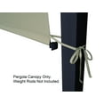 thumbnail image 2 of ​APEX GARDEN Replacement Pergola Canopy Top - Beige (88"x194"), 2 of 3