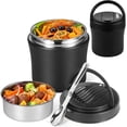thumbnail image 1 of Czcpp-bocalet Alimentaire Isolé sous Vide (40oz/1.2L) – Récipient à Lunch en Acier Inoxydable Étanche avec Grand Ouverture, Cuillère Pliante et Bol Intérieur pour Repas Chauds Ou Froids, 1 of 4