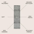 thumbnail image 4 of JONATHAN Y MOROCCAN HYPE 2 x 10 Runner Rug, Imlil Tribal Geometric Stripe - Light Gray/Cream, MOH303A-210, 4 of 9