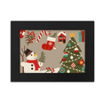 thumbnail image 1 of Merry mas Snowman Pattern Desktop Photo Frame Ornaments Picture Art Painting, 1 of 3