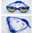 thumbnail image 3 of Gafas de natación con clip para la nariz, tapones para los oídos, gafas de silicona impermeables, gafas de natación para adultos, hombres, mujeres y jóvenes, 3 of 4