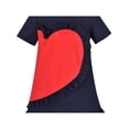thumbnail image 4 of Girls Casual Dress Red Heart Cotton Short Sleeve 4 Years, 4 of 6