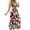 Red, variant on Munlar Women's Slip Dress Halter Neck Sleeveless Dress Loose Fit Floral Print Casual A-Line Maxi Dress