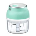 thumbnail image 2 of Molinillo de ajo Picadora de alimentos eléctrica USB Picadora de verduras de cocina inalámbrica recargable, 150 ML Methold HA003939-01B, 2 of 7