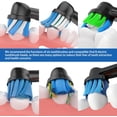 thumbnail image 4 of Replacement Toothbrush Heads Compatible with Oral B Electric Toothbrush,12pcs Black Toothbrush Heads for 2professional,2Sensitive,2professional PRO,2Cross,2Floos,2White3D, 4 of 6