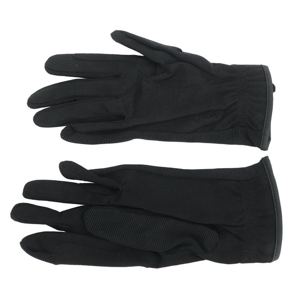 Guantes De Equitación Negros, Guantes De Equitación Transpirables Con Pantalla Táctil Antideslizantes Para Exteriores Para Mujeres