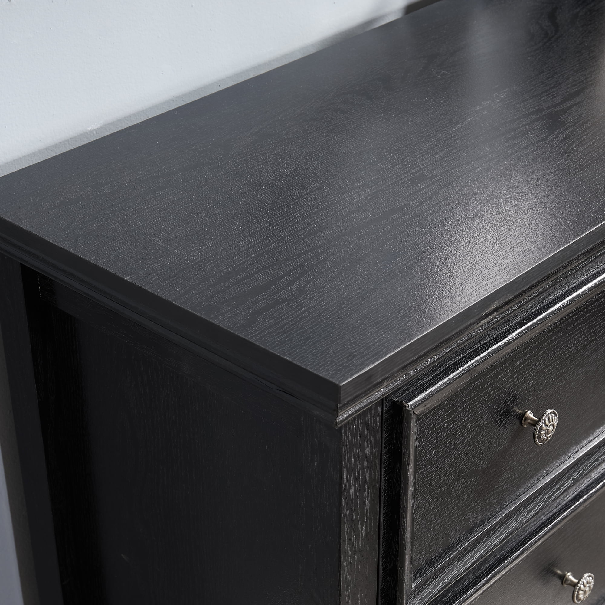 Leumius 7 Drawers Dresser,Modern 7 Drawers Cabinet Chest of Drawers Closet Organizers and Storage for Living Room,Bedroom,Black