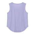 thumbnail image 5 of Tdoqot Girls Flowy Tank Tops- Sleeveless Soft Crewneck Casual Kids Summer Shirts Purple Size 8 Years, 5 of 6
