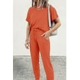 thumbnail image 3 of PRETTYGARDEN Women's Two Piece Lounge Sets Spring Summer Jogger Pants Vacation Outfits Travel Airplane Matching Clothes, 3 of 7