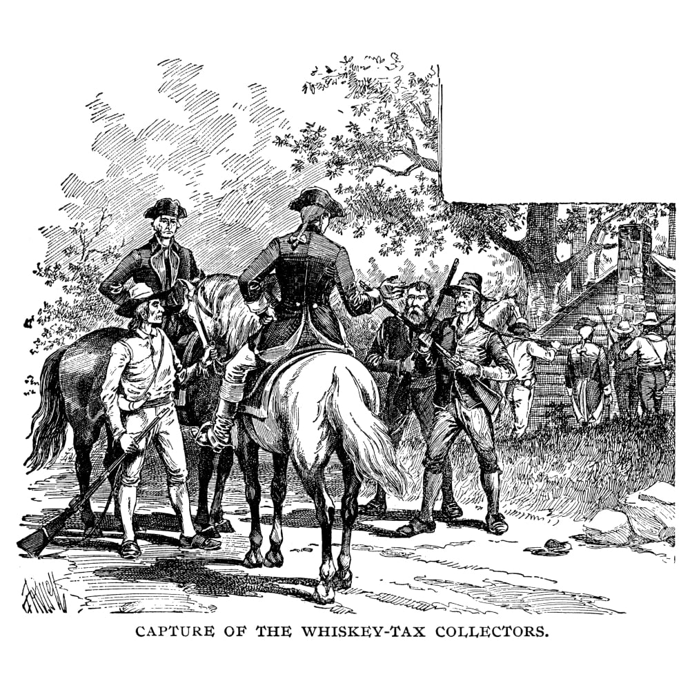 Whiskey Rebellion 1794. Nthe Capture Of A Tax Collector At Pigeon Creek