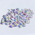 thumbnail image 4 of 50Pcs Aurora Glass Nail Rhinestones DIY Nail Art Gems Flat Bottom Nail Rhinestones for Stunning Party Looks, 4 of 8