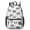 Cat Head and, variant on Cat Head and Glasses White Pattern 17" School Backpacks for Teens,Waterproof Oxford Fabric,S-Shape Padded Straps for School,Travel,Hiking,Camping