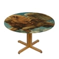 thumbnail image 3 of WYYP A Majestic Lion Round Tablecloth - Full Width Single-Sided Printing 100% Polyester Fiber White, 3 of 8