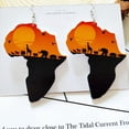 thumbnail image 3 of 10 Piezas de Manualidades de Bricolaje BLESIY Pendientes del mapa africano 8x5cm, 3 of 8