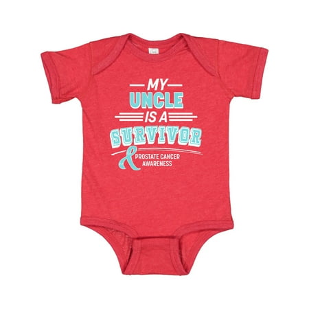 

Inktastic My Uncle is a Survivor- Prostate Cancer Awareness Gift Baby Boy or Baby Girl Bodysuit