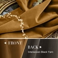 thumbnail image 4 of Cortina Jinchan Velvet Blackout, 275 x 270 cm, marrón dorado, 1 panel, 4 of 8
