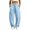 Light Blue #26, variant on Evdexr Sweatpants Women Barrel Baggy Wide Leg Trousers Solid Drawstring Elastic Waist Stretch Pants Comfy 2026 Soft Joggers with Pockets Beige M