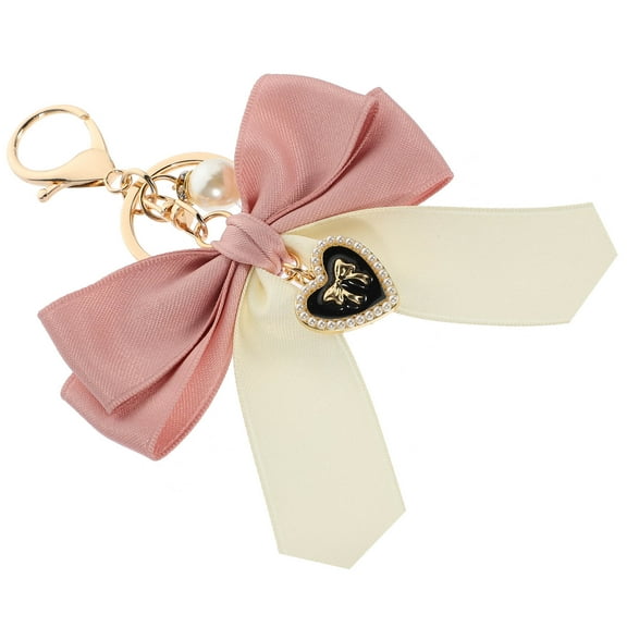 PAMINGONO 1Set Pink Handbag Bow Charm with Elegant Bow Design for Women