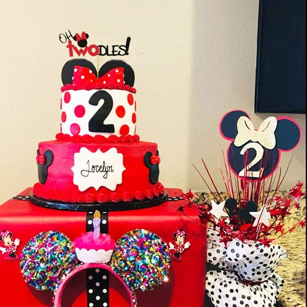 Disney Rose Minnie Mouse Thème Enfants Anniversaire Coupe Assiette Serviette  Vaisselle Jetable Fournitures Filles Fête d'anniversaire Décoration Set