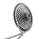 thumbnail image 3 of Ciclismo Cadena de bicicleta deportiva VG 116 eslabones 9 velocidades MTB medio cadena hueca (plata) Likrtyny Para estrenar, 3 of 9