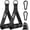 Black, variant on Heavy Duty Exercise Handles, Gym Cable Handles for Cable Machine Attachments, D Handle Cable Attachments, Handles for Resistance Bands, Workout Accessories, Fitness Equipment for Home Gym