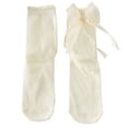 thumbnail image 3 of TINZ Women Socks Bow Crew Socks Lolita Dress Breathable Soft Girls Socks under 25 Socks Women Thin Womens Socks, 3 of 3
