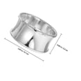 thumbnail image 2 of BALAHAPY 6Ud Anillos Para Servilletas Con Simple Para De En Fiestas, 2 of 6