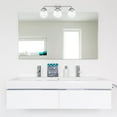thumbnail image 3 of 95903-CH-Designers Fountain-Knoll - 3 Light Bath Vanity In Modern Style-10 Inches Tall and 24 Inches Wide, 3 of 6