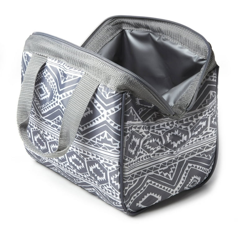 Lunch On The Go Zip Top Insulated Lunch Bag Multiple Colors