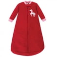 thumbnail image 3 of Hudson Baby Infant Girl Long-Sleeve Fleece Sleeping Bag, Christmas Unicorn, 0-9 Months, 3 of 3
