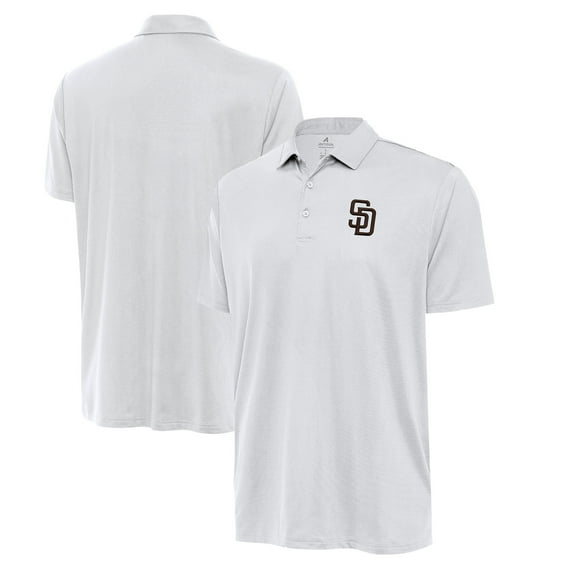 Men's Antigua  White San Diego Padres Eclipse Polo