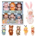 thumbnail image 1 of 6 Reborn Baby 4 pulgadas mini muñecas simulación de muñecas muñecas juguetes juguetes para niñas juguetes pcs, 1 of 8