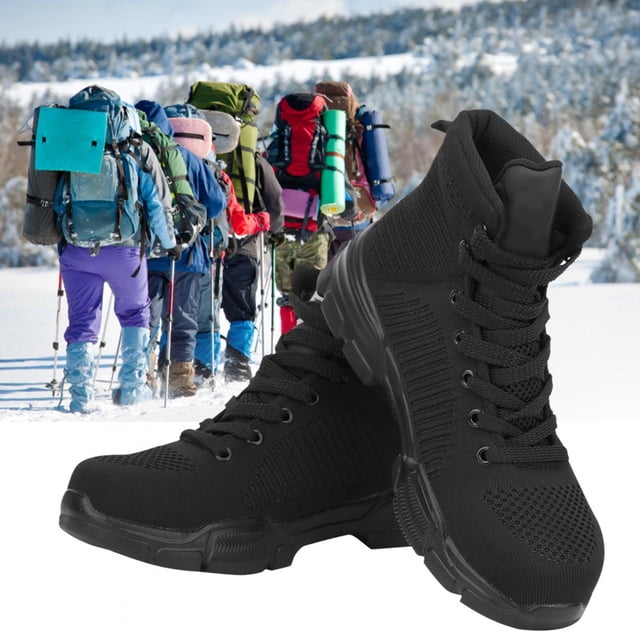 Hombres Hightop siendo Hombres Zapatos Antisaje Ligero Antisamillero Seguridad de Senderismo Al Aire Libre41