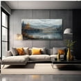 thumbnail image 2 of Abstract Canvas Wall Art Lake Jeorge Landscape Painting Wall Decor For Bedroom Livingroom Office, 2 of 6