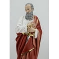 thumbnail image 4 of The Faith Gift Shop Saint Paul Resin Stone Statue-Brown And White 16 Inch Gift of Faith for Friends and Family, 4 of 7