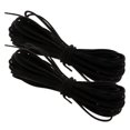 thumbnail image 1 of Abbracc 2Pcs 2mmx5m PU Leather Cord String For Jewelry DIY Handmade Handicrafts 15Colors Black, 1 of 6