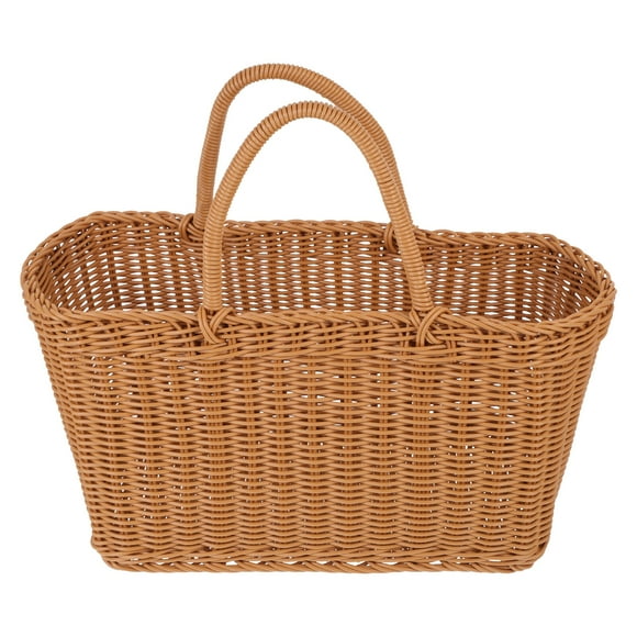 1pc Durable Picking Storage Basket Hand-woven Portable Outdoor Picking Basket
