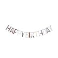 thumbnail image 1 of Juego de 1 Uds. de tarjetas de papel doradas Injueey cartel de feliz cumpleaños 16,4 pies, 1 of 6