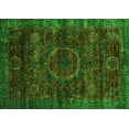 thumbnail image 1 of Ahgly Company Indoor Rectangle Abstract Green Modern Area Rugs, 4' x 6', 1 of 4