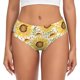 thumbnail image 1 of Fotbe Watercolor With Sunflowers Calzones Estampados para Mujer – Ropa Interior de Algodón, Cómoda, Suave y Elástica-Small, 1 of 6