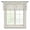 Green, variant on Farmhouse Sage Green Sheer Curtains Valances for Windows Vintage Flower Leaf Botanical Chiffon Kitchen Valances for Cafe, Rod Pocket Voile Window Treatments Curtains for Living Room Bedroom, 42"x12"