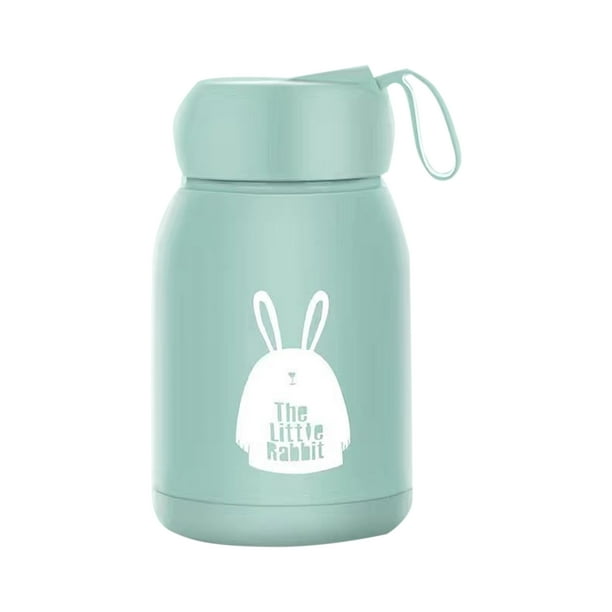 Botella De Café Aislada Al Vacío, Botella De Agua De Conejito Para Niñas, Taza Aislada De Doble Capa De 330 Ml, Elegante Y Divertida, Sellado Superior, Para Adultos, Uso En