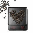 thumbnail image 2 of Báscula de café de 3 kg/0,1 g con temporizador Báscula de cocina digital HD electrónica (A), 2 of 6