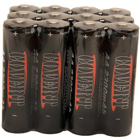 Covert Rechargeable Batteries, Pack of 12