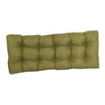 thumbnail image 2 of 46-inch by 19-inch Tufted Solid Outdoor Spun Polyester Loveseat Cushion Green-Color, 2 of 3
